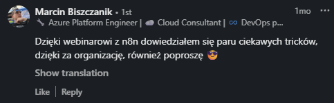 Opinia uczestnika warsztatów AI Ninjas